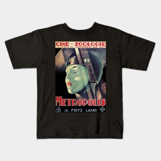 Metropolis, 1927 French Film Poster Kids T-Shirt
